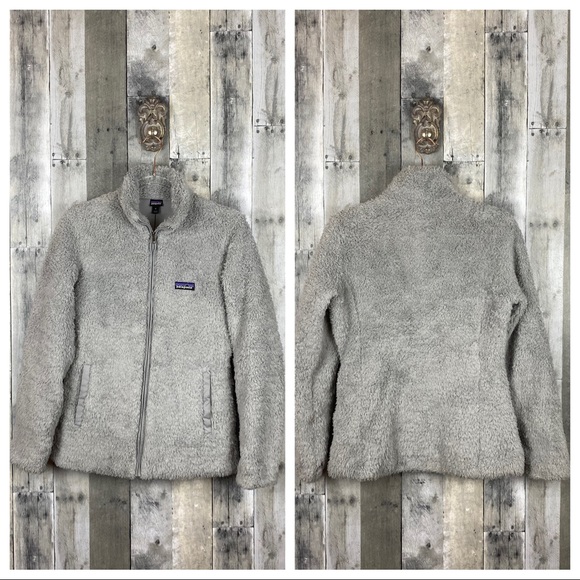 Patagonia Woman’s Los Gatos Fleece Jacket in Light Grey Size Medium - Picture 2 of 16
